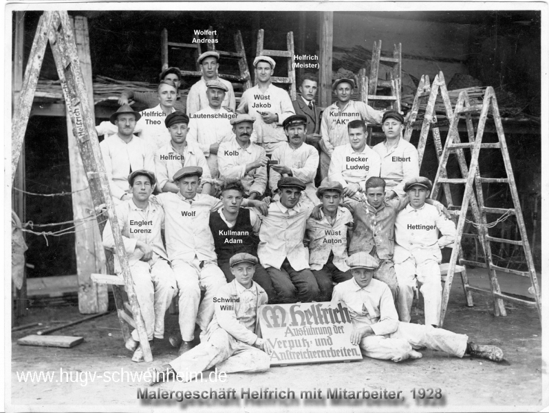 Malergeschäft Helfrich 1928 Würzburger Str Herrleinstr